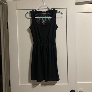 Hot Topic Sleeveless Dress with Lace Skull Back